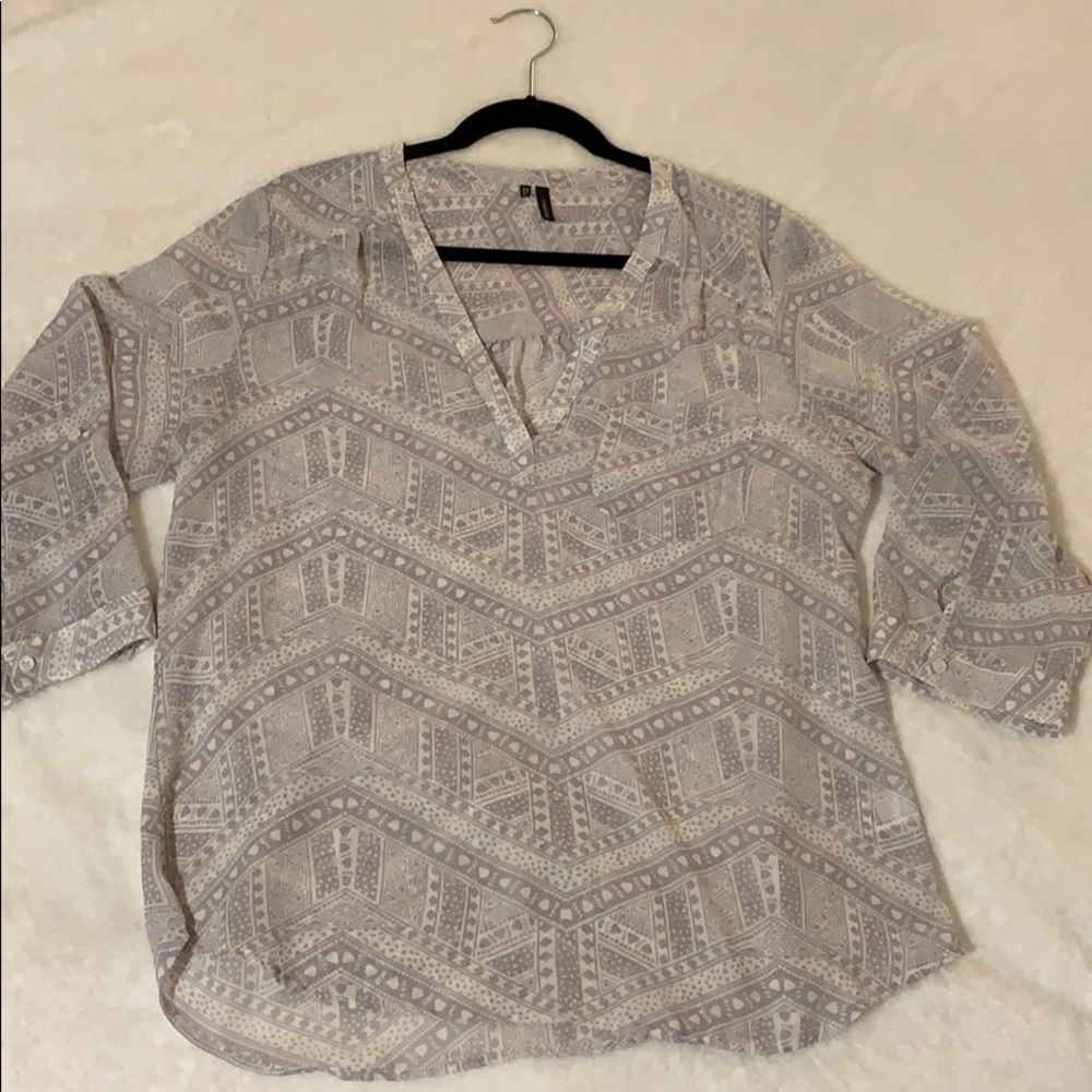 Patterned Blouse